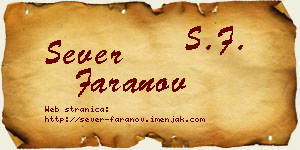 Sever Faranov vizit kartica